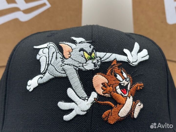 Бейсболка New Era Tom & Jerry Black 7s