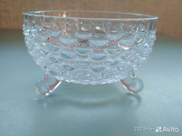 Салатник/конфетница Менажница Крышка стекло