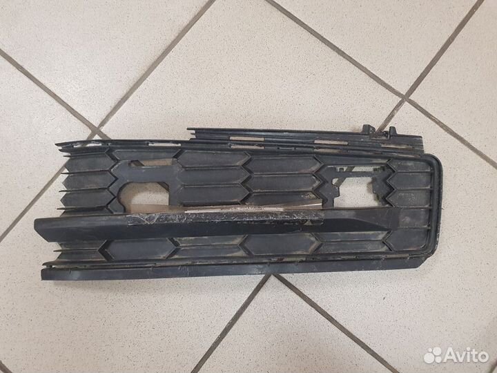 Решетка бампера переднего лев. Skoda Kodiag 2017