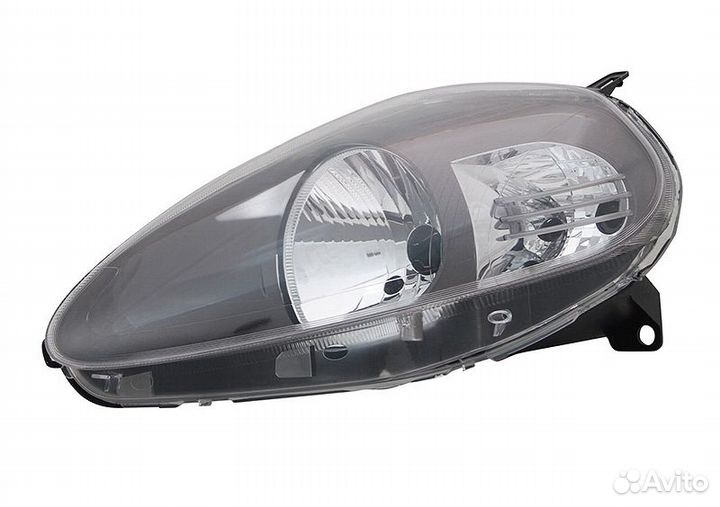 Фара левая Fiat Grande Punto (Черная)