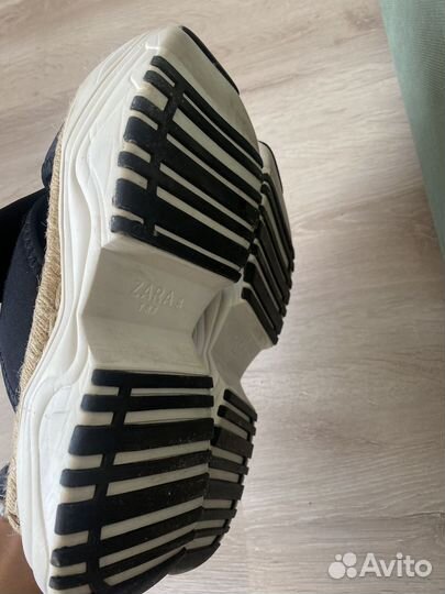 Zara шлепки сандалии босоножки на платформе