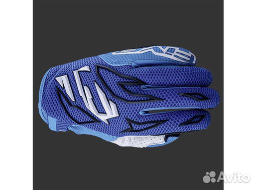 Мотоперчатки five MXF3 (Черный/Белый/Голубой, M)