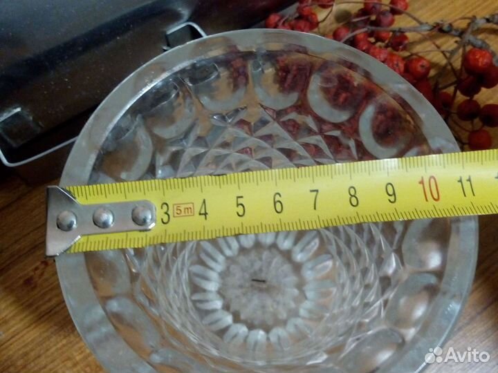 Вазочка хрустальная 16 х 11см