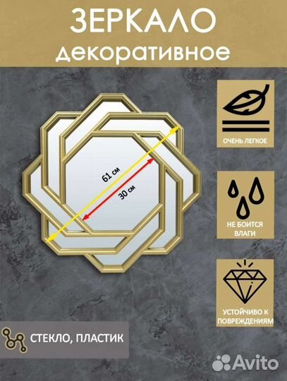 Зеркало интерьерное декоративное «Болонья» Новое