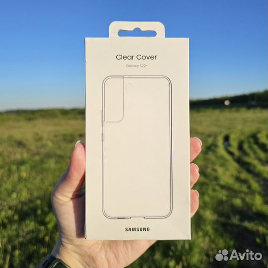 Чехол Samsung Clear Cover для S22+, прозрачный