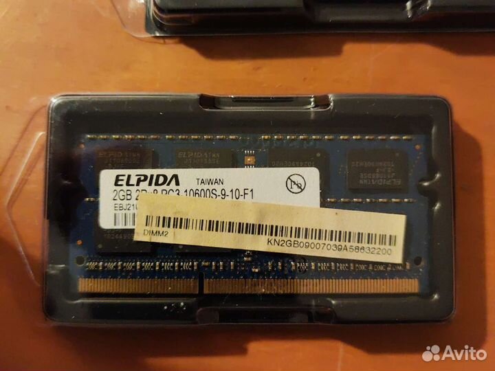 Оперативная память Elpida 2g2rx8pc3-10600S-9-10F1