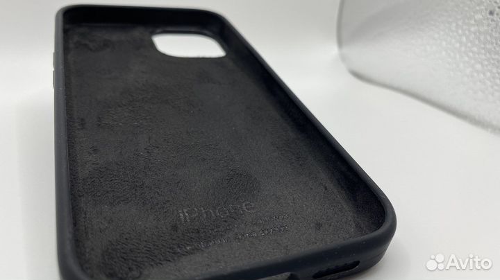 Чехол на iPhone 14 Silicon Case Black
