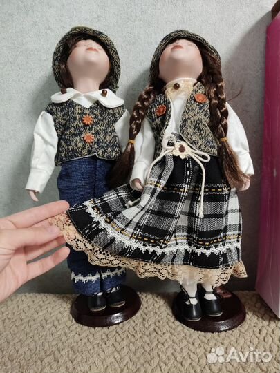 Кукла фарфоровая большая