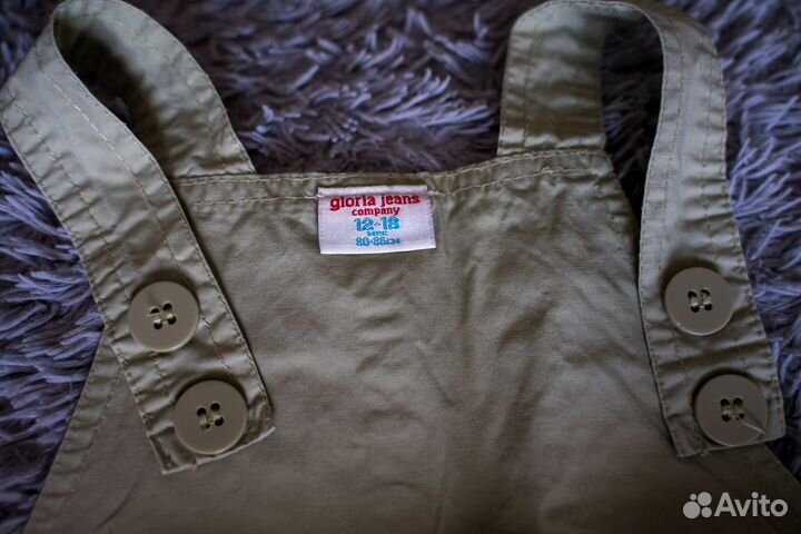 Летний комбинезон 80-86р-р