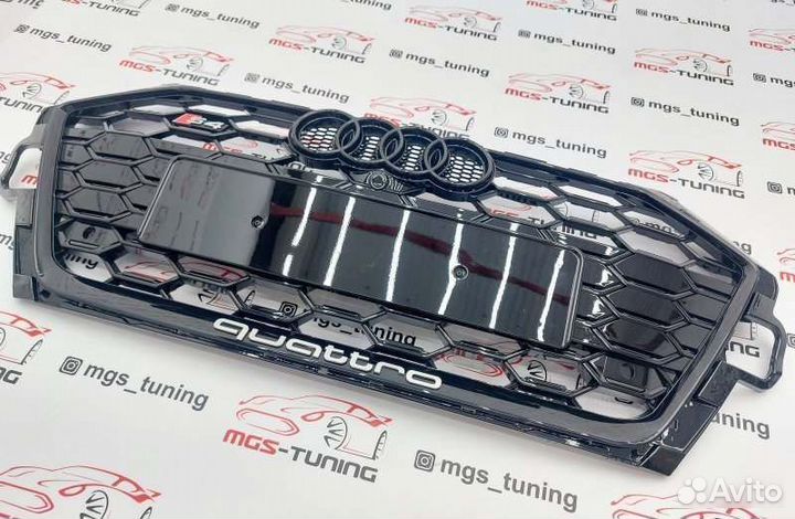 Решетка в стиле S4 #2 для Audi A4 19+