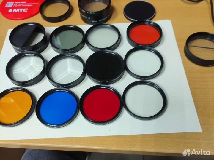 Набор светофильтров 58мм
