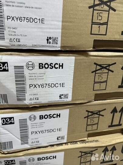 Новая Индукционная панель Bosch PXY675DC1E