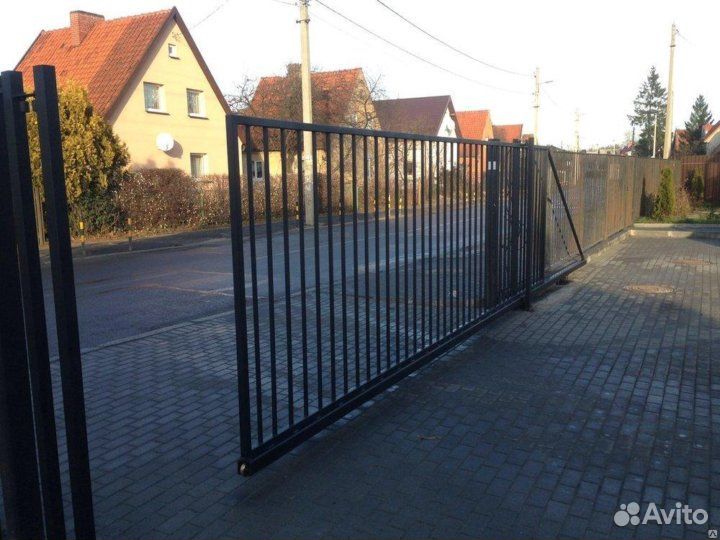 Ворота Откатные из металла
