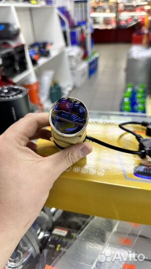 Светодиодные мини линзы H4. Диоды H4. Лед H4