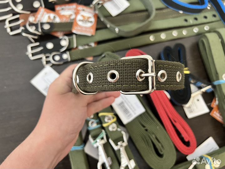 Поводки и ошейники для собак