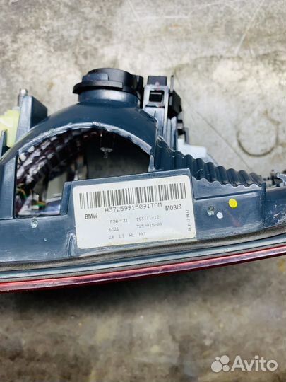 Фонарь задний BMW F30