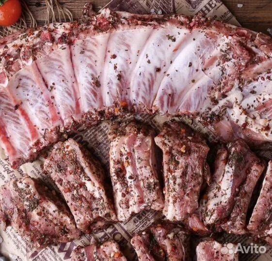 Ребра маринованные свиные