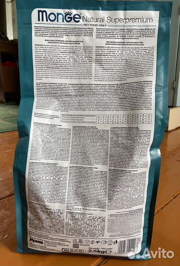 Корм для собак monge