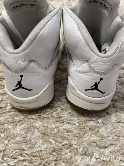 Jordan 5 White Metallic Оригинал