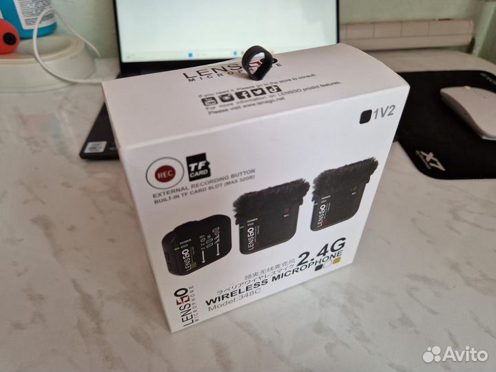 Микрофон беспроводной Lensgo 348C