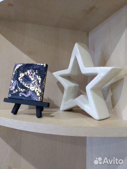 Картина миниатюра абстракция 