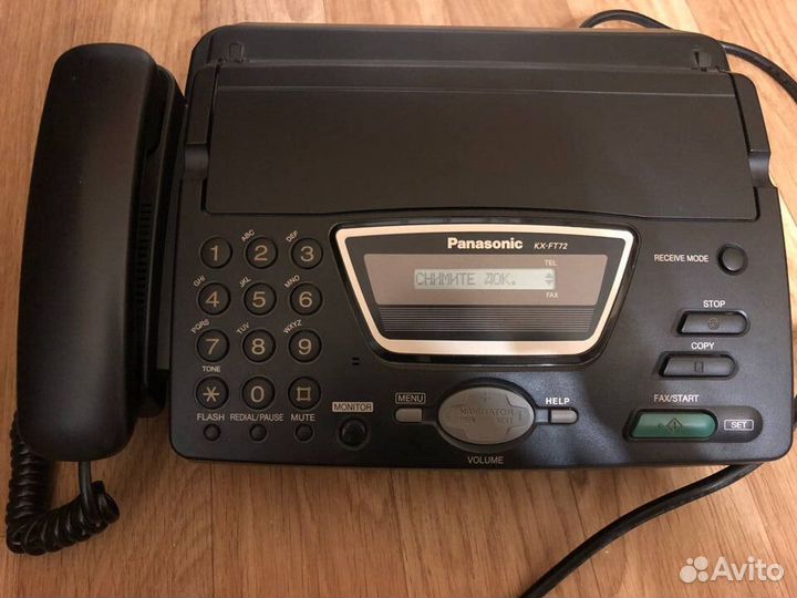 Телефон-факс Panasonic KX-FT72RU