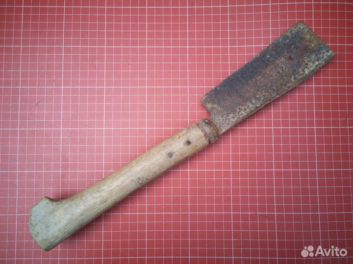 Старый прямой японский топорик Ната в ремонт