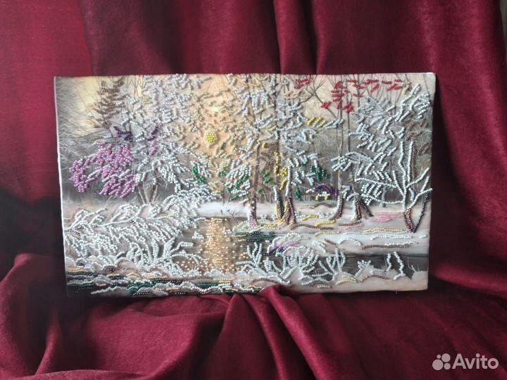 Картина вышивка бисером