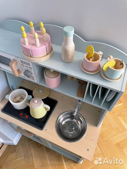 Посудка деревянная детская