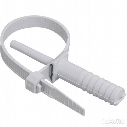 Хомут дюбельный нейлоновый серый IEK хд 7*150 мм