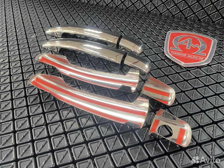 Накладки на ручки дверей Peugeot Partner 2008+