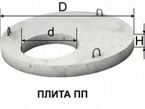 Плита перекрытия пп 10-1