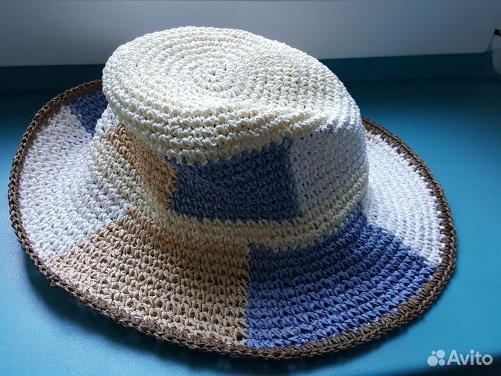 Шляпа вязаная летняя