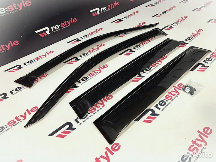 Ветровики Toyota Land Cruiser Prado 120 03-09г