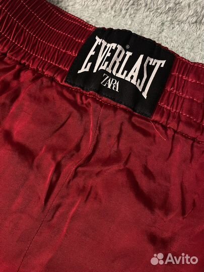 Атласные шорты zara everlast xs