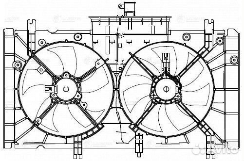 Вентилятор радиатора охлаждения Mazda 6 GG