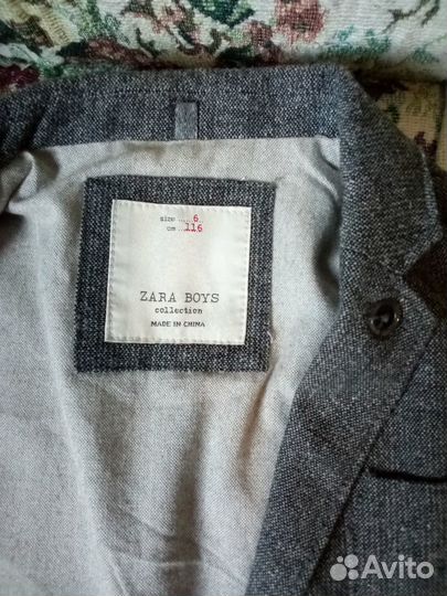 Пиджак для мальчика 110 116