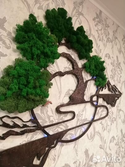 Настенное панно из дерева