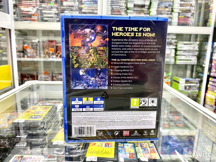 Minecraft Dungeons Ultimate Edition Ps 4 новый