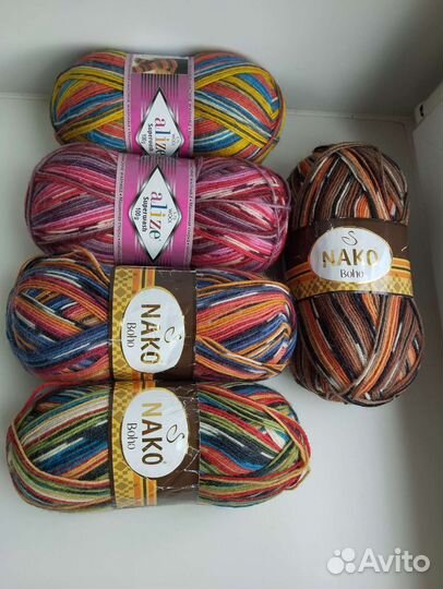 Пряжа носочная