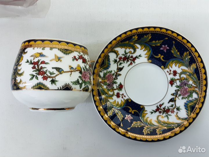 Чайная Кофейная пара Китайский фарфор Тонкий Новый