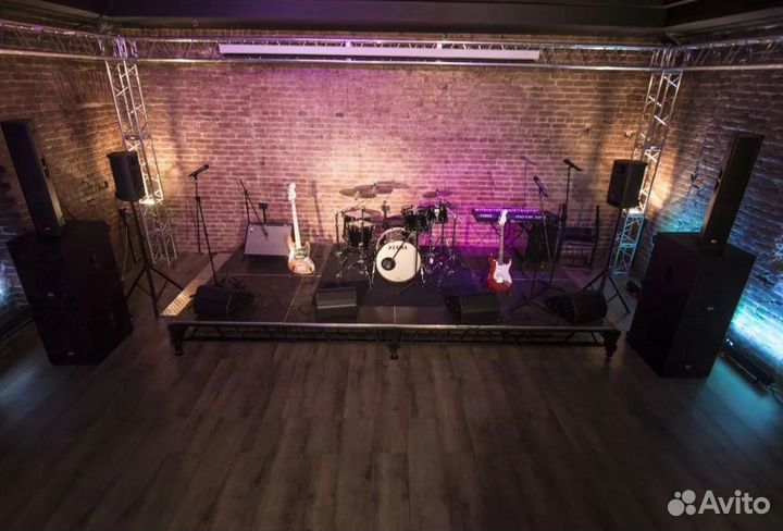 Аренда музыкального оборудования, аренда сцены