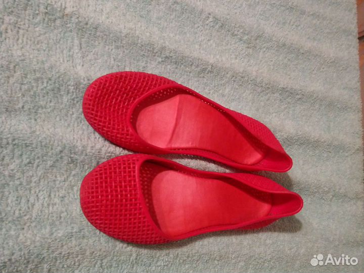 Резиновые балетки 38 размер