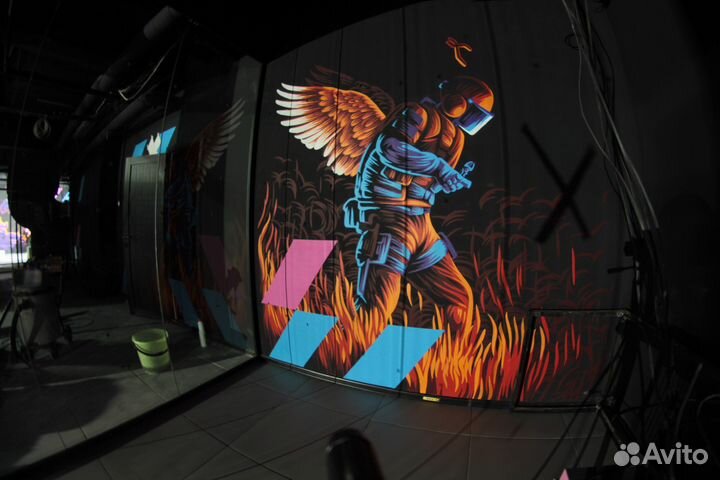 Граффити Роспись стен Художник