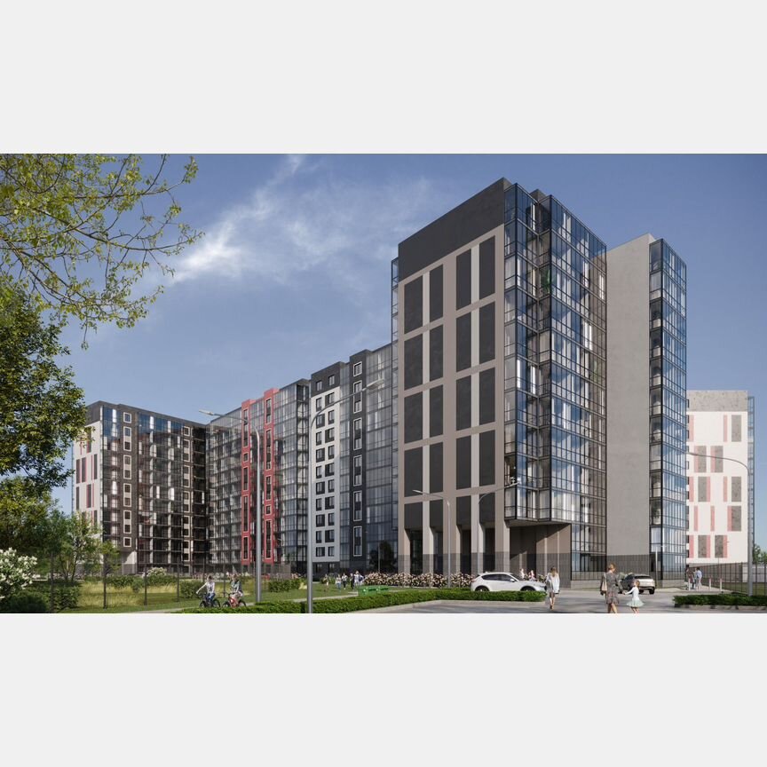 2-к. квартира, 41,2 м², 11/12 эт.
