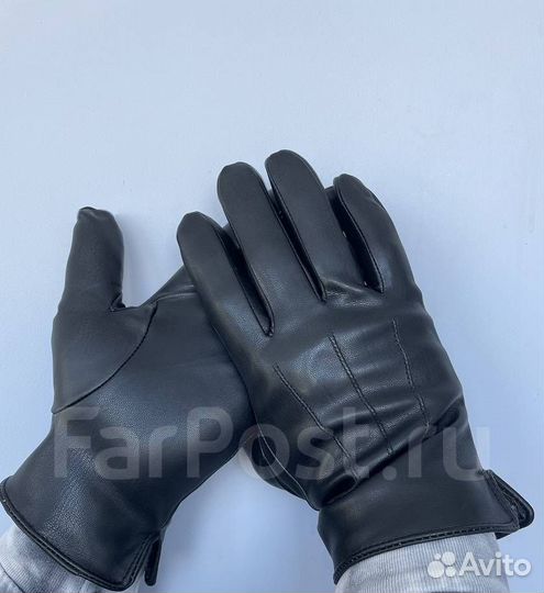 Перчатки зимние Корея кожа