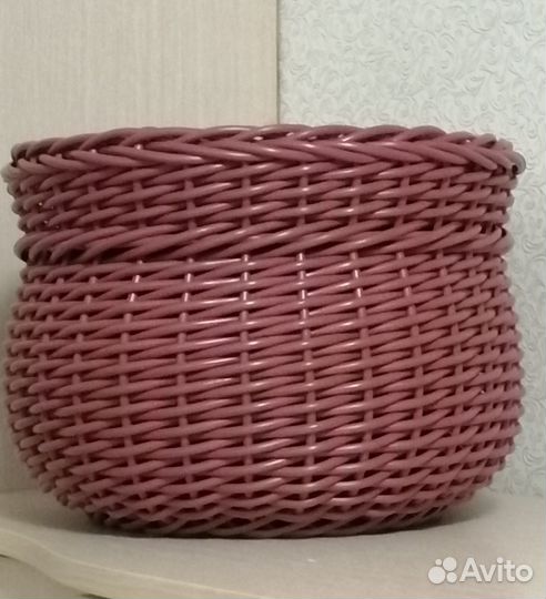 Горшочек счастья, из искусственного ротанга