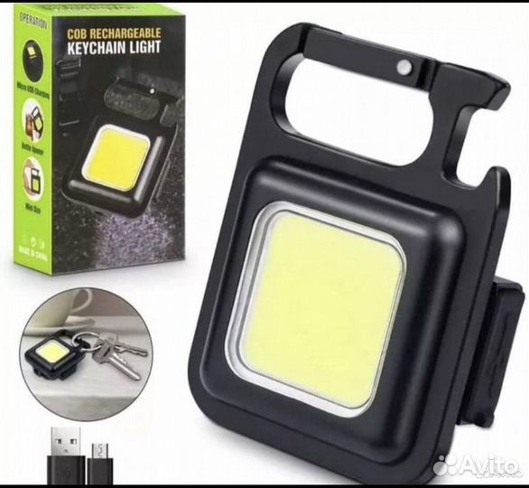 Мощный фонарь на карабине