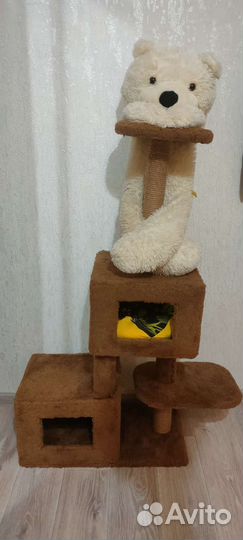 Когтеточка домик для кошки бу