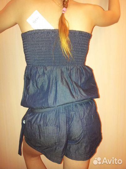 Полукомбез джинсовый, новый 12-16 лет